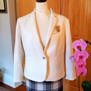 NWT Ann Taylor Ivory Blazer/Jacket - Size 12
